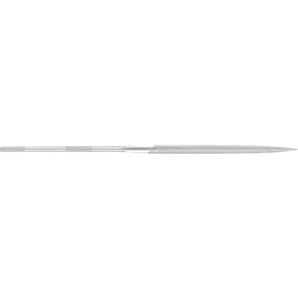 Pferd 6-1/4" Crossing Needle File - Knurled Handle, Cut 2 12066 - main